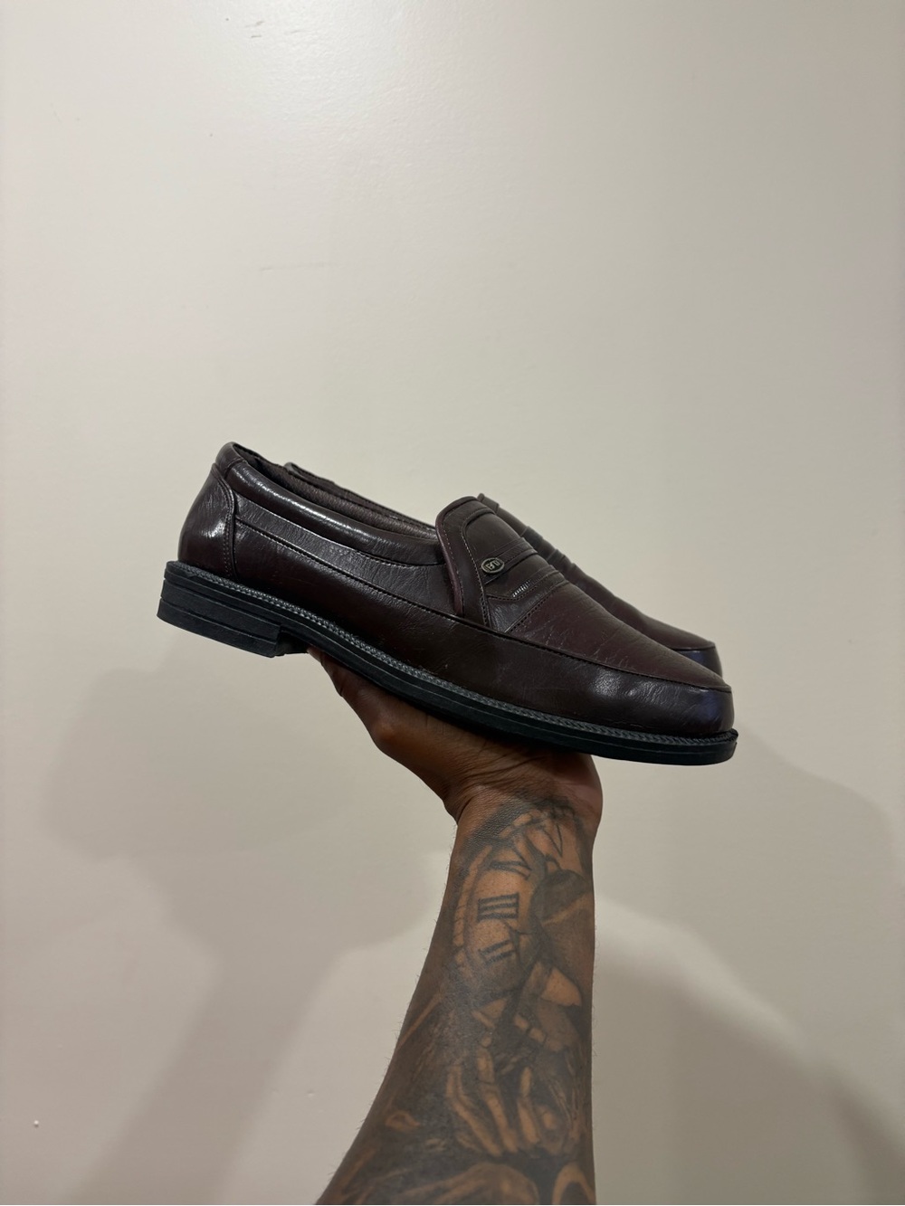 Vintage Leather Penny Loafers